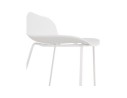 Tabouret snack mi-hauteur BABYLOS MINI blanc design
