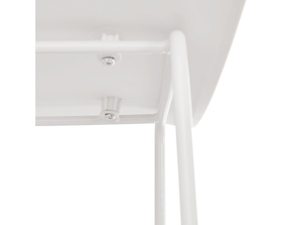 Tabouret snack mi-hauteur BABYLOS MINI blanc design