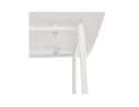 Tabouret snack mi-hauteur BABYLOS MINI blanc design
