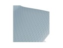 Tabouret snack mi-hauteur BABYLOS MINI bleu avec pieds en métal blanc