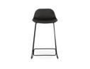 Tabouret snack mi-hauteur BABYLOS MINI noir design