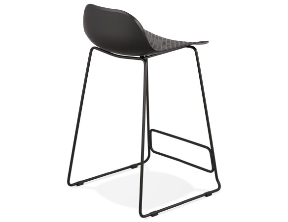 Tabouret snack mi-hauteur BABYLOS MINI noir design
