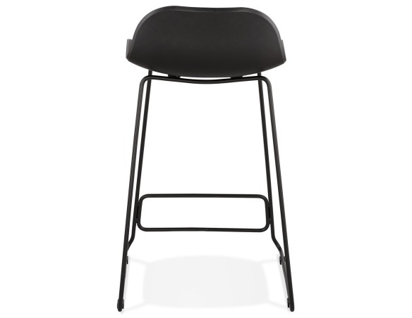 Tabouret snack mi-hauteur BABYLOS MINI noir design