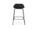 Tabouret snack mi-hauteur BABYLOS MINI noir design