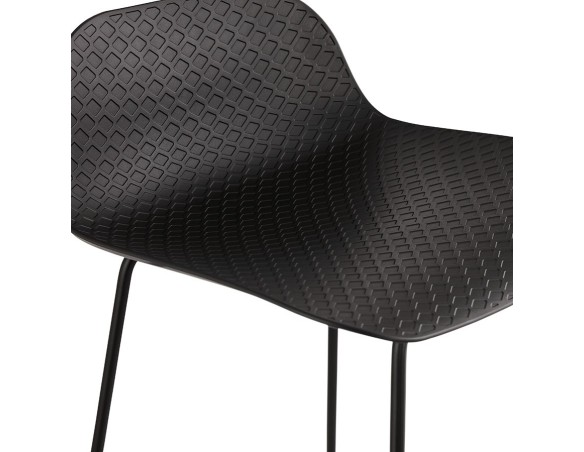 Tabouret snack mi-hauteur BABYLOS MINI noir design
