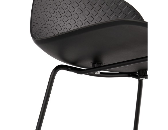 Tabouret snack mi-hauteur BABYLOS MINI noir design