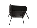 Tabouret snack mi-hauteur BABYLOS MINI noir design