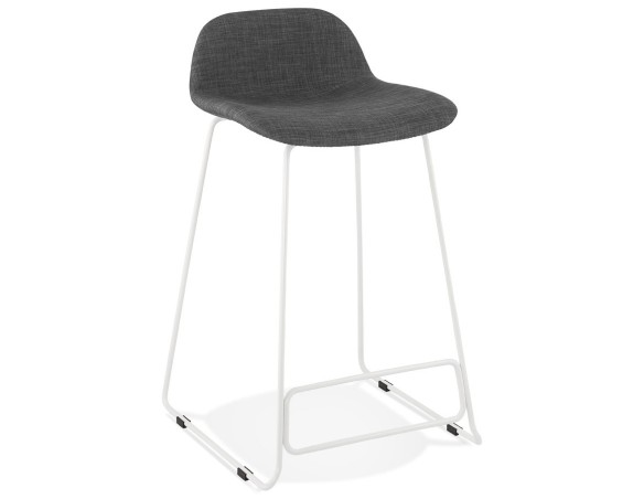 BS02410DGWH 5420072062761 Tabouret snack mi-hauteur MOSKOW MINI avec pieds en métal blanc