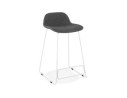 BS02410DGWH 5420072062761 Tabouret snack mi-hauteur MOSKOW MINI avec pieds en métal blanc