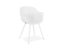 AC02170WH 5420072063461 Chaise à accoudoirs KELLY blanche design