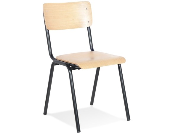 CH04020NA 5404028305249 Chaise style écolier MASTER finition naturelle classique