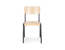 Chaise style écolier MASTER finition naturelle classique