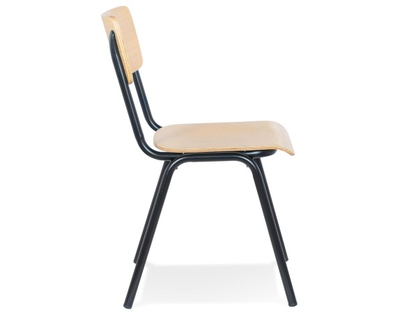 Chaise style écolier MASTER finition naturelle classique