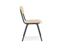 Chaise style écolier MASTER finition naturelle classique