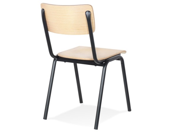 Chaise style écolier MASTER finition naturelle classique