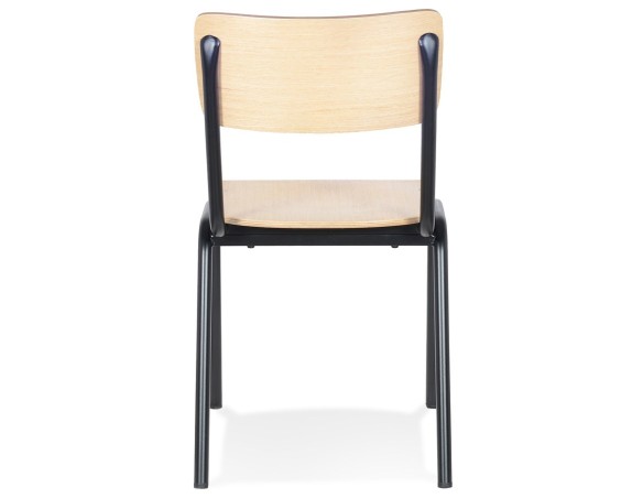 Chaise style écolier MASTER finition naturelle classique