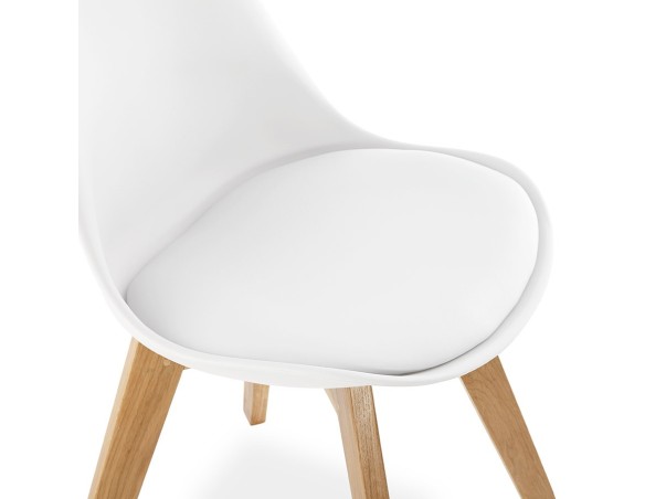 Chaise moderne TEKI blanche