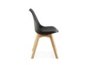 Chaise moderne TEKI noire