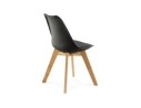 Chaise moderne TEKI noire