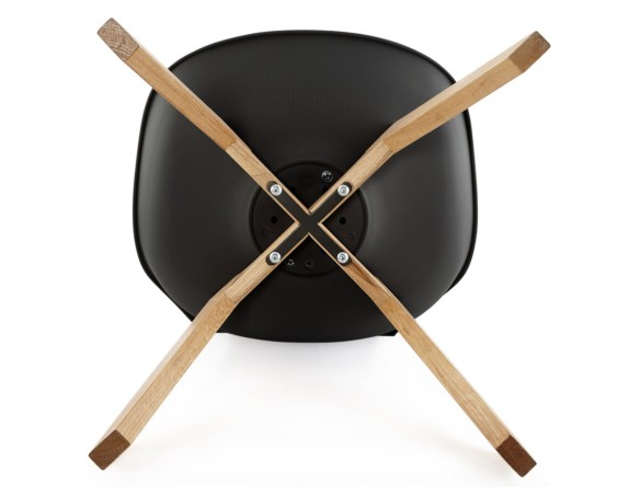 Chaise moderne TEKI noire