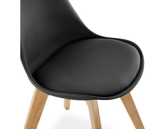 Chaise moderne TEKI noire