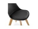 Chaise moderne TEKI noire