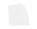 Chaise design BYBLOS blanche style industriel