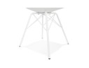 Chaise design BYBLOS blanche style industriel