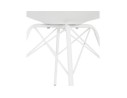 Chaise design BYBLOS blanche style industriel