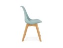 Chaise moderne TEKI bleue