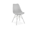 CH02340GR 5420072063942 Chaise design BYBLOS grise style industriel