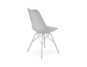 Chaise design BYBLOS grise style industriel