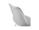 Chaise design BYBLOS grise style industriel