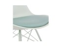 Chaise design BYBLOS vert clair style industriel