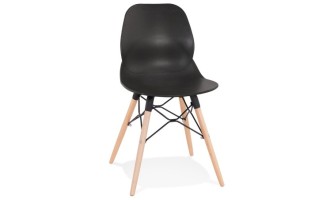CH03570BL 5420072096322 Chaise scandinave EPIK noire moderne