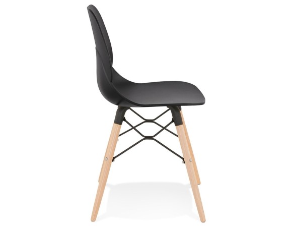 Chaise scandinave EPIK noire moderne