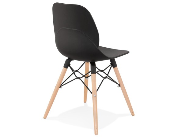 Chaise scandinave EPIK noire moderne