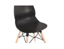 Chaise scandinave EPIK noire moderne