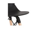 Chaise scandinave EPIK noire moderne