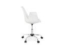 Chaise de bureau avec accoudoirs TRIP blanche design