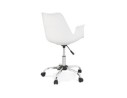 Chaise de bureau avec accoudoirs TRIP blanche design