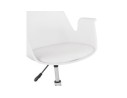 Chaise de bureau avec accoudoirs TRIP blanche design