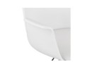 Chaise de bureau avec accoudoirs TRIP blanche design