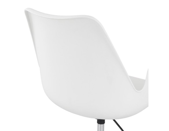 Chaise de bureau avec accoudoirs TRIP blanche design