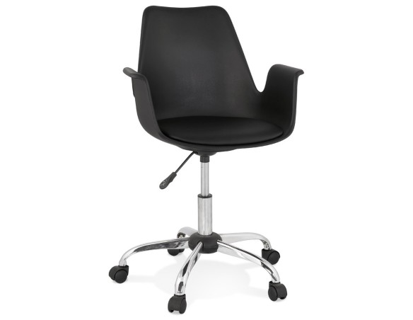 OC00580BLCH 5404028302484 Chaise de bureau avec accoudoirs TRIP noire design