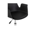 Chaise de bureau avec accoudoirs TRIP noire design