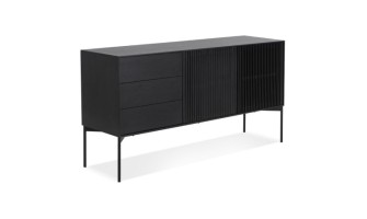 OA00760BL 5404028323410 Meuble de rangement design CONVIV en bois noir