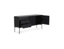 Meuble de rangement design CONVIV en bois noir