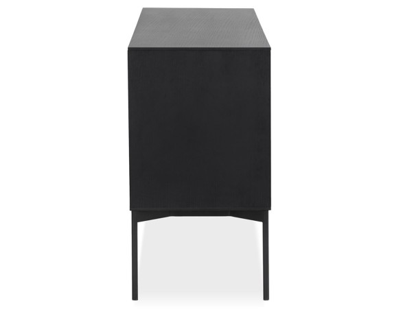 Meuble de rangement design CONVIV en bois noir