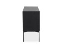 Meuble de rangement design CONVIV en bois noir
